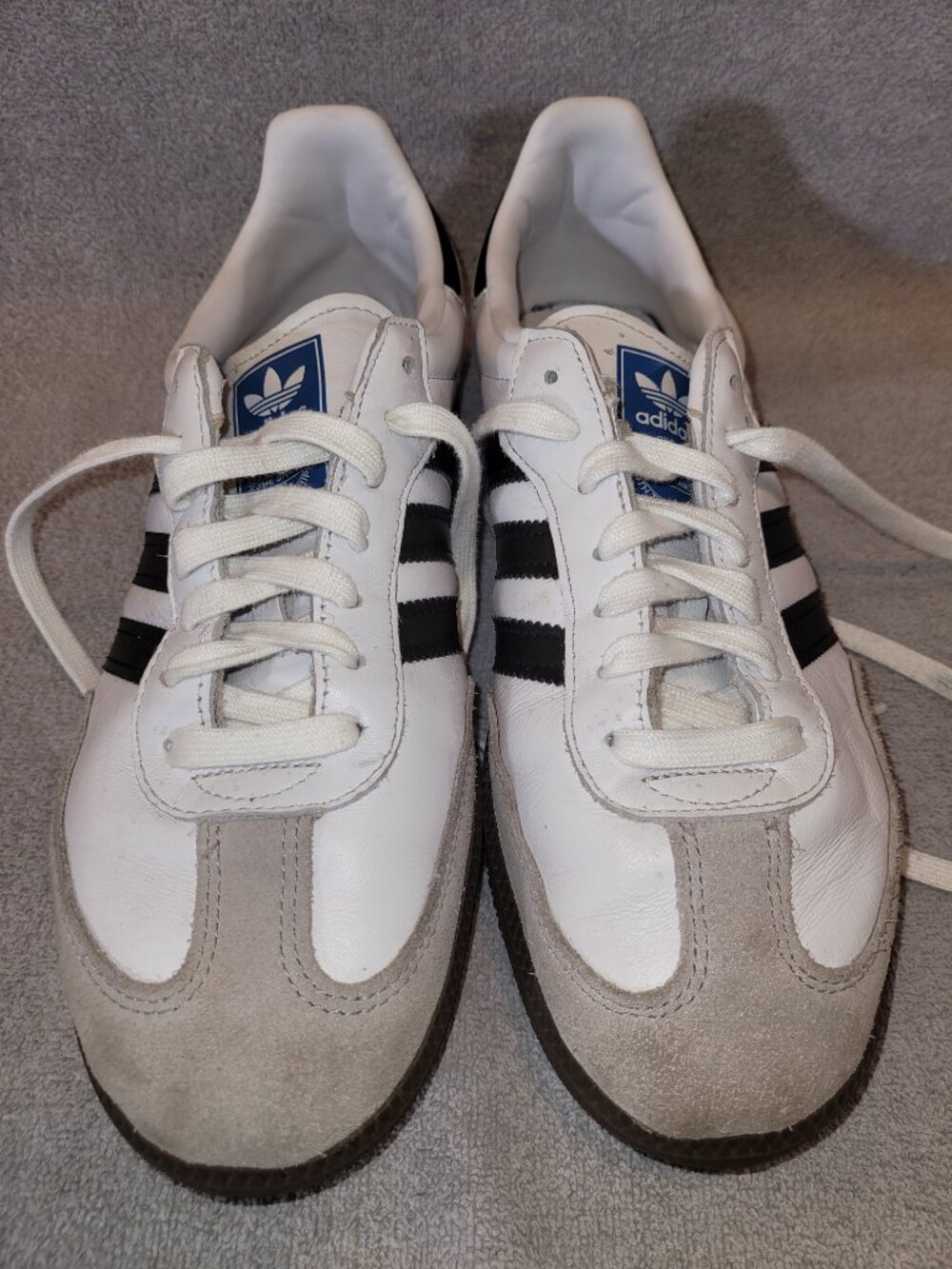 Adidas Originals Samba OG White Black Gum Men’s Size 9.5 Sneaker B75806 - Picture 4 of 15
